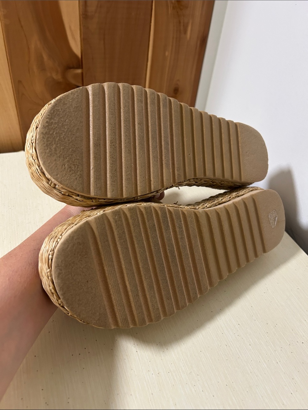 Beach by Matisse Woven Slide Mules in Tan - Picture 3 of 6